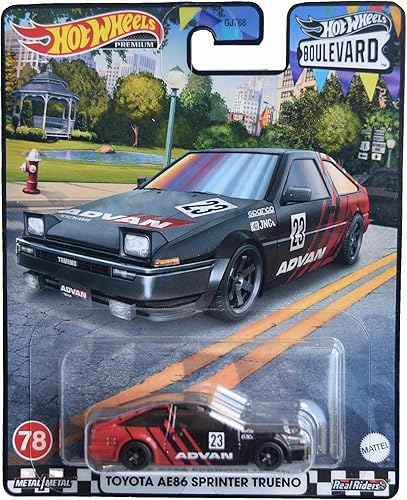 Hot Wheels Toyota AE86 Sprinter Trueno, Boulevard Premium Series