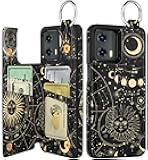 Shorogyt for Moto G 5G 2024 Wallet Case with Card Holder - Designer Constellation Pattern Kickstand Magnetic Clasp Back Flip Folio Leather Phone Cases for Women Men Girls for Moto G 5G 2024