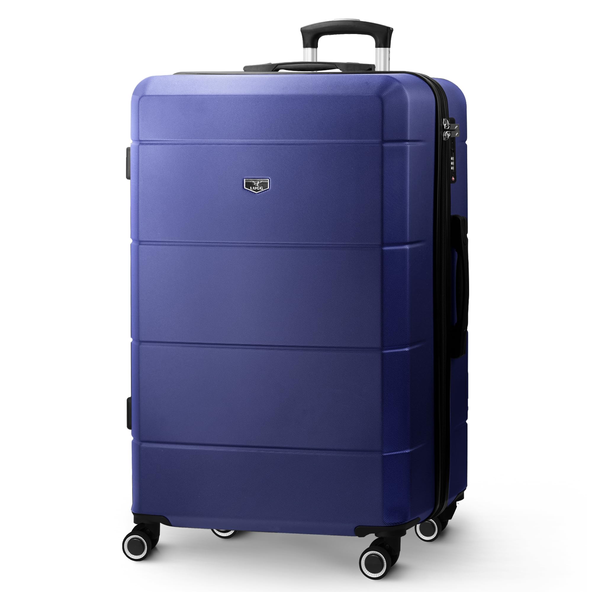 LUGG - Jetset 40cm Suitcase - 40x30x20cm- Ryanair Compatible - Underseat Size - Hard Shell ABS - Spinner & Removable Wheels - Lightweight Travel Luggage- Cream/Brown — view 251