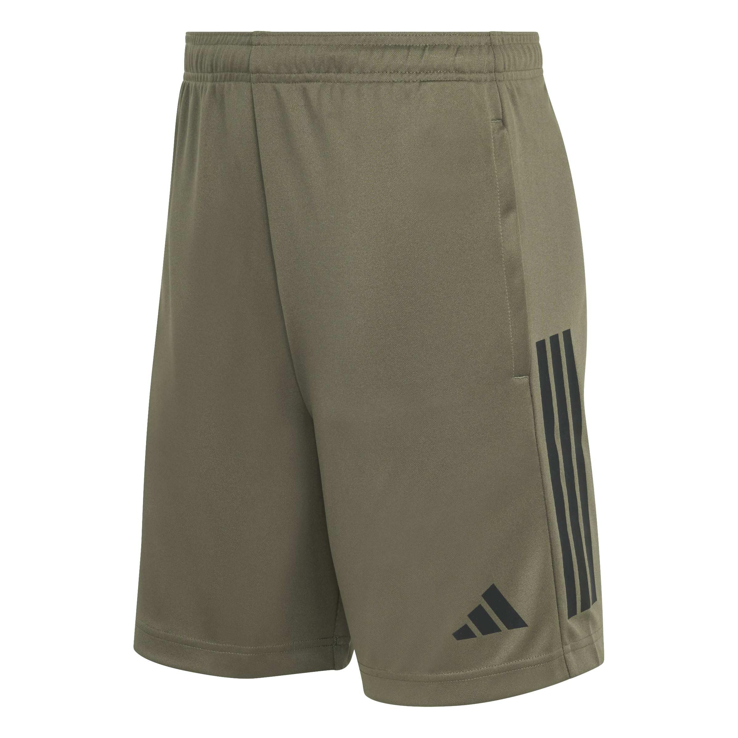 adidas Men's Climacool Sereno Cut 3-Stripes Shorts, Olive strata, S