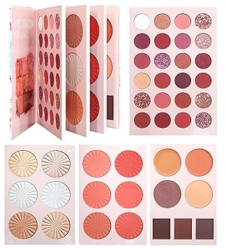 VARS ; LONDON All in one professional eyeshadow, highlighter, blusher, contour, bronzer, eyebrow powder combo palette