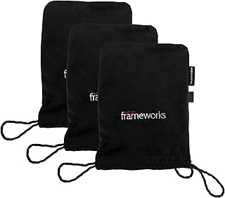 Gator Frameworks Soft Velvet Carry Bag for Studio Microphones Protects from Dust, Dirt, Scratches - 3 Pack (GFW-MICPOUCH-3PK)