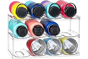 3 Tier Stackable Bottle Organizer for Countertop Storage