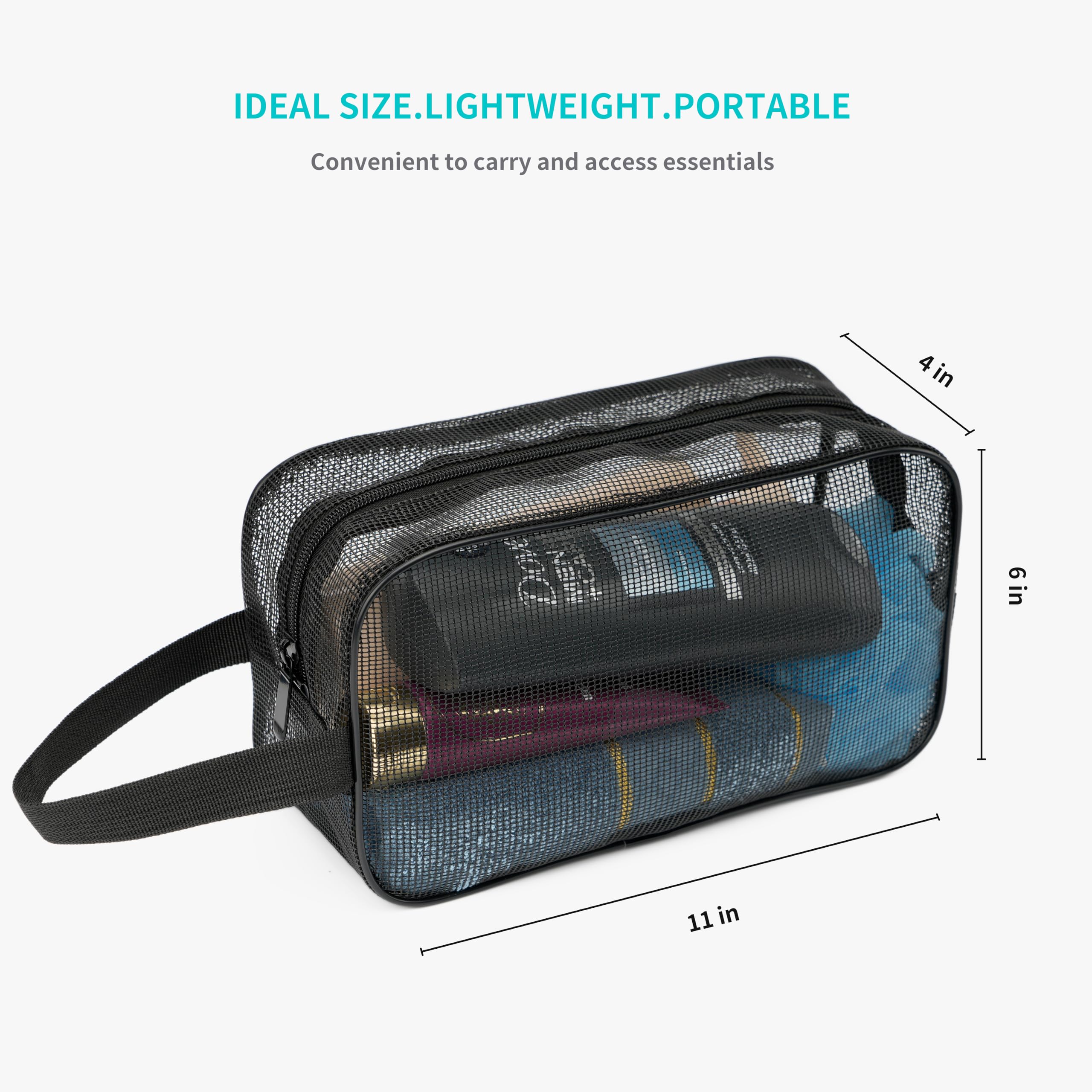 REDSINDA Mesh Shower Caddy - Travel & Gym Bag -7