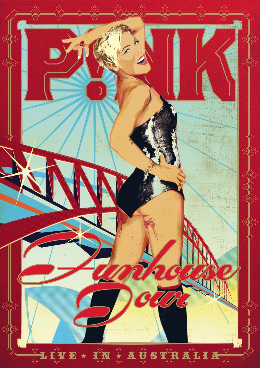 Pink - Funhouse Tour: Live In Australia [DVD, 2009] NO CASE INCLUDED...