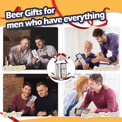 Miniatura 8 de Varillas enfriadoras de cerveza para botellas, regalos de Navidad para él, esposo, papá, ideas de cumpleaños, accesorios de cerveza regalos para