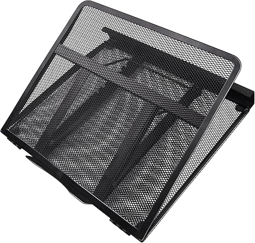 HUANUO Soporte elevador ajustable para laptop para escritorio, se adapta a portátiles de hasta 15.6 pulgadas, soporte de refrigeración para laptop