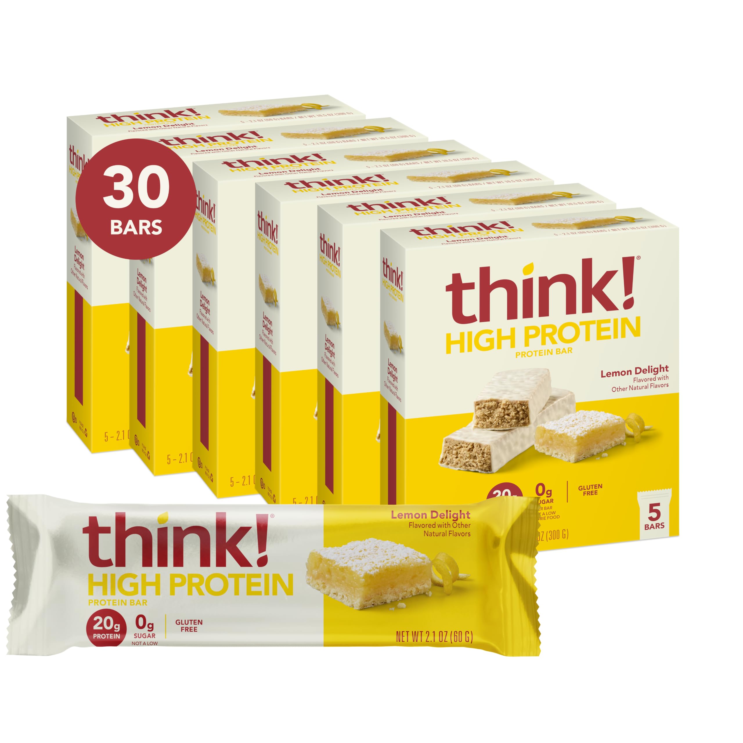 think! High Protein Bar, Chunky Peanut Butter, 10 Count — Amazon image 21