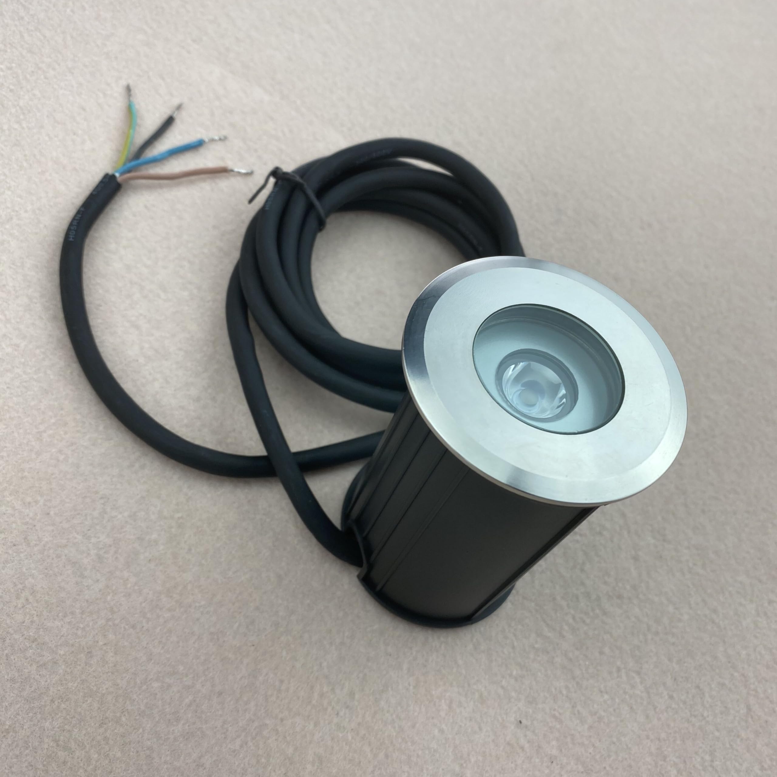 Luz LED for Piscina RGB (3 en 1), (diámetro: 62 x 90 mm); Entrada de CC de 12 a 24 V; Controlador PWM de 4 Cables Integrado; clasificación IP68