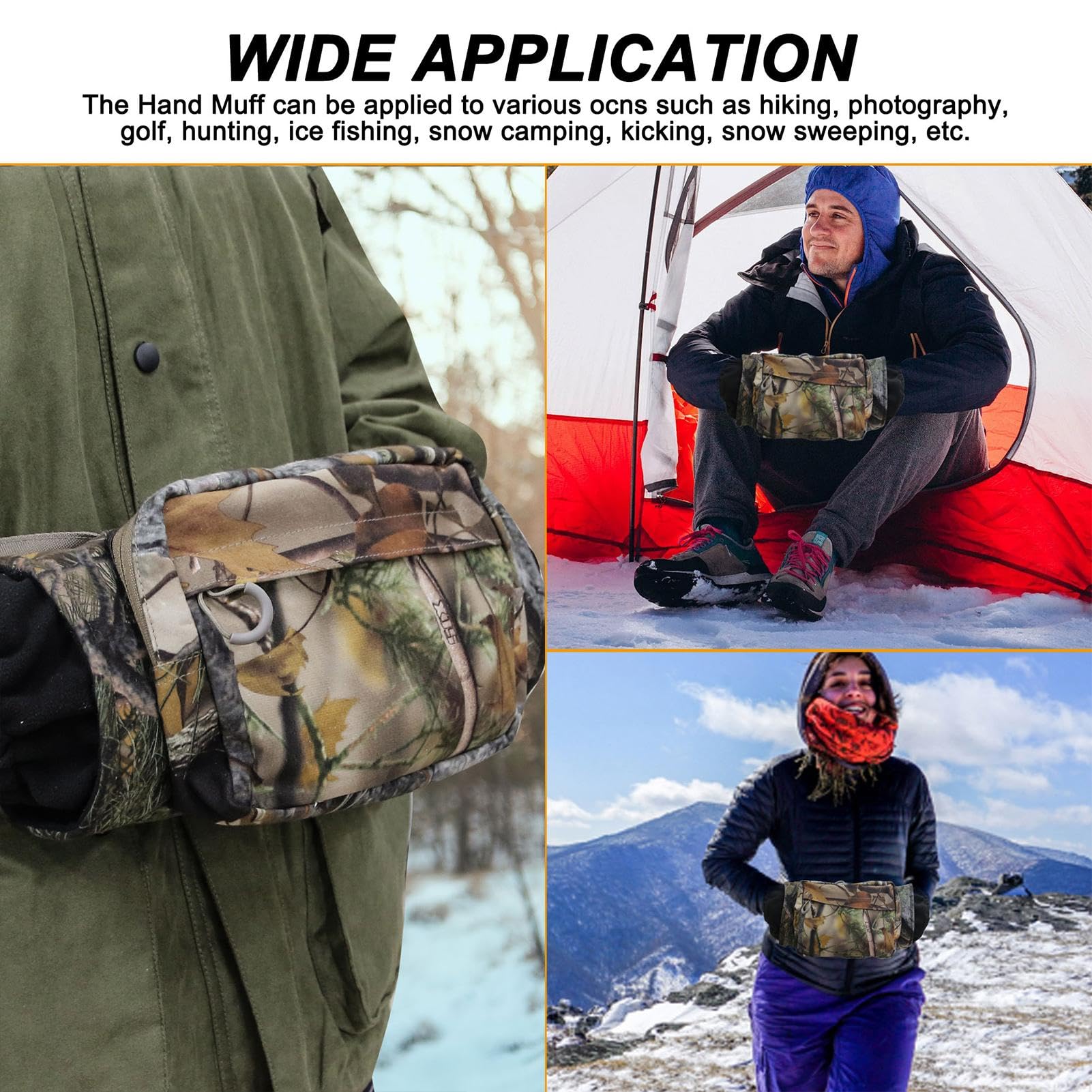 Handwärmer-Muff Wasserdicht - Für Jagd, Angeln & Outdoor