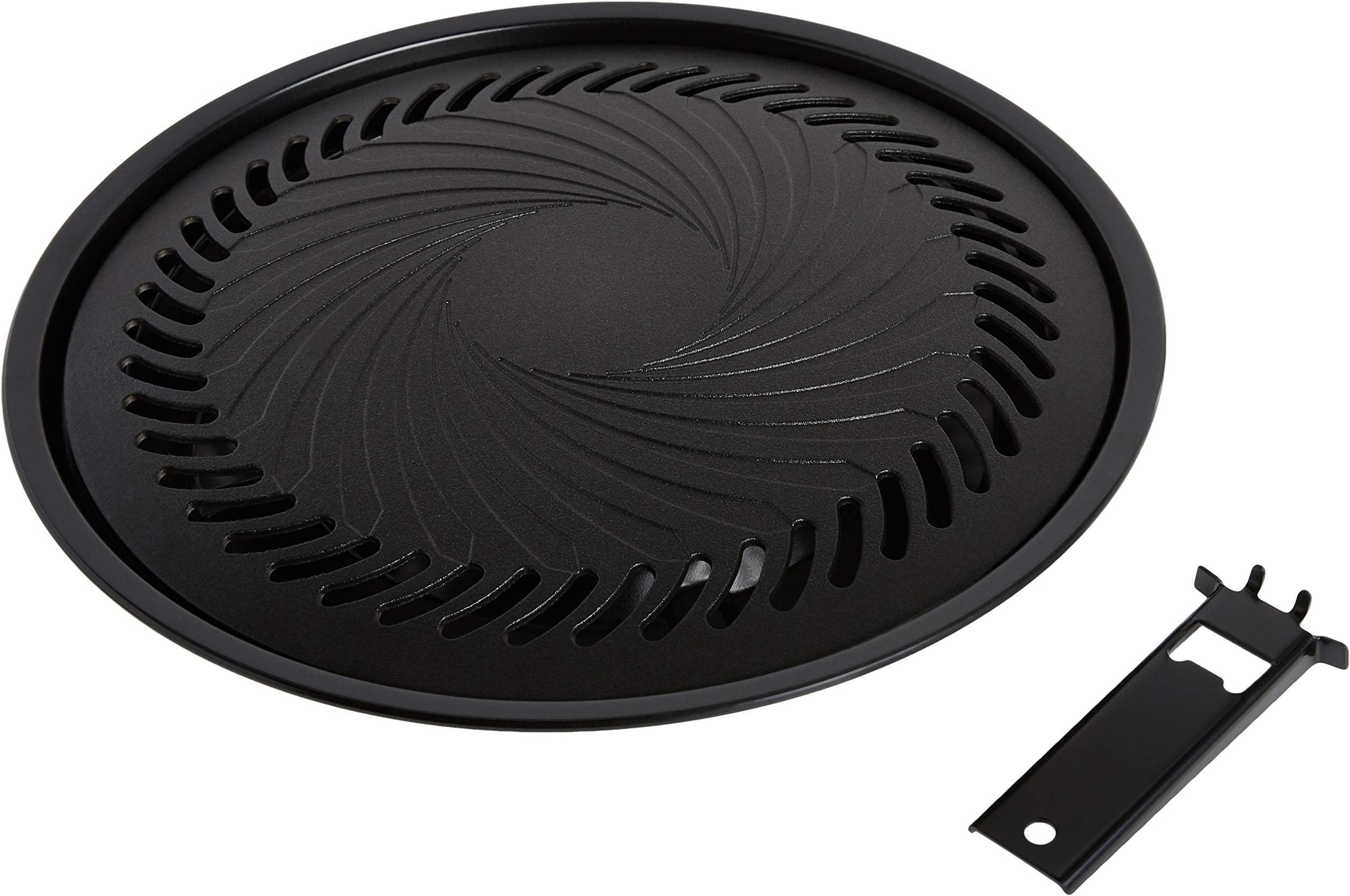 Iwatani Corporation of America BBQ Plate Large CB-P-Y3, Aluminum, Black