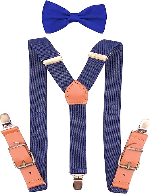 Amazon サスペンダー Y型 クリップ式 子供用 ゴム調節可 弾性よい ズボン吊り 安定感 頑丈 正式 フォーマル カジュアル クラシック 高級 可愛い ファッション 無地 入園式 発表会 七三五 フォーマル 通販