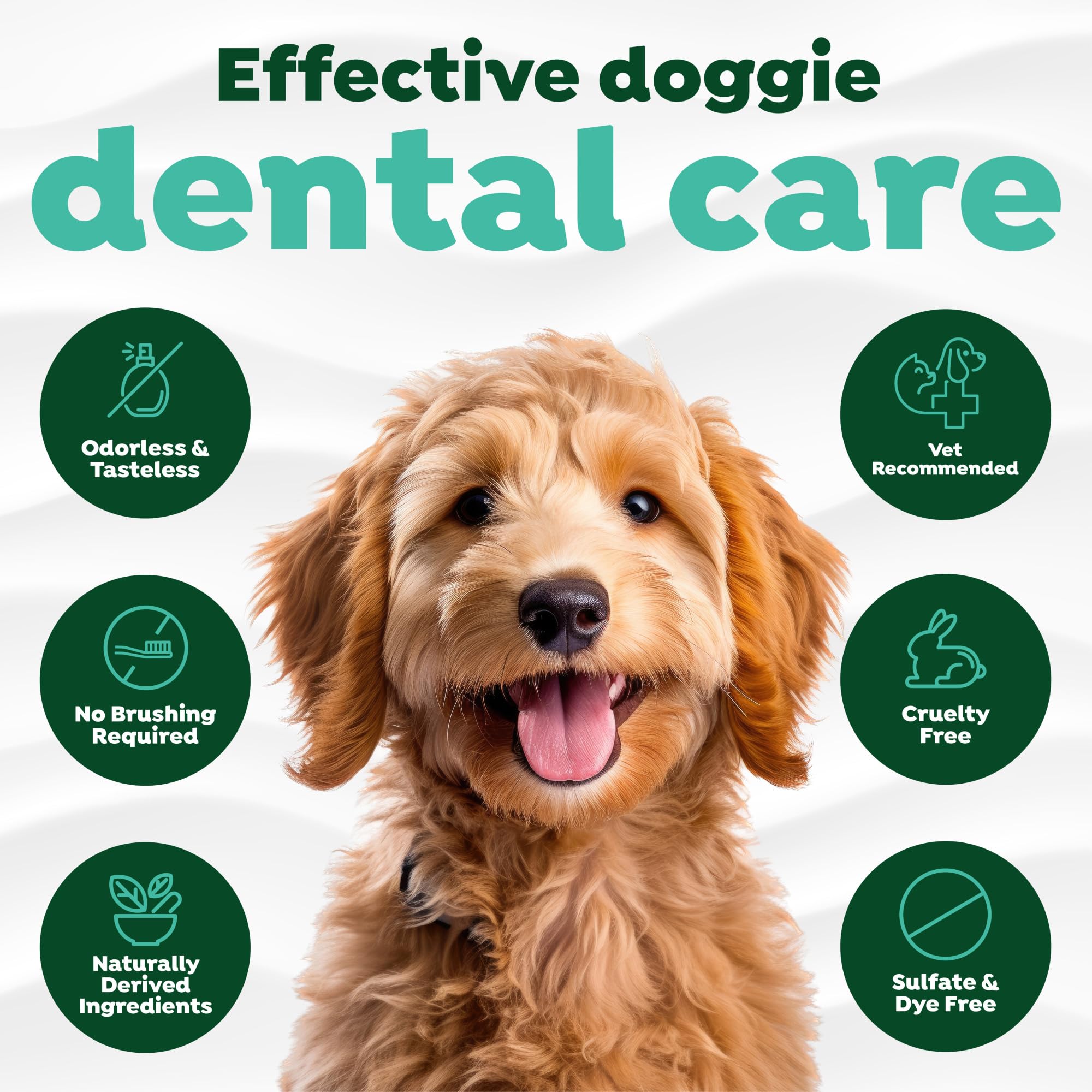 Cosmos Tropiclean Fresh Breath Puppy Water Additive Dental Care, 16-Ounce.