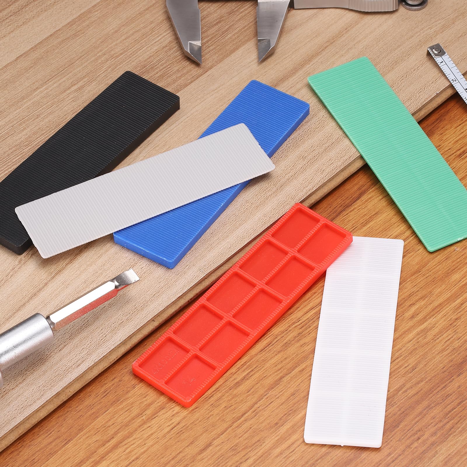 Plastic Shims - Leveling & Spacing for Tile & More -5 Plastic Shims - Leveling & Spacing for Tile & More -5