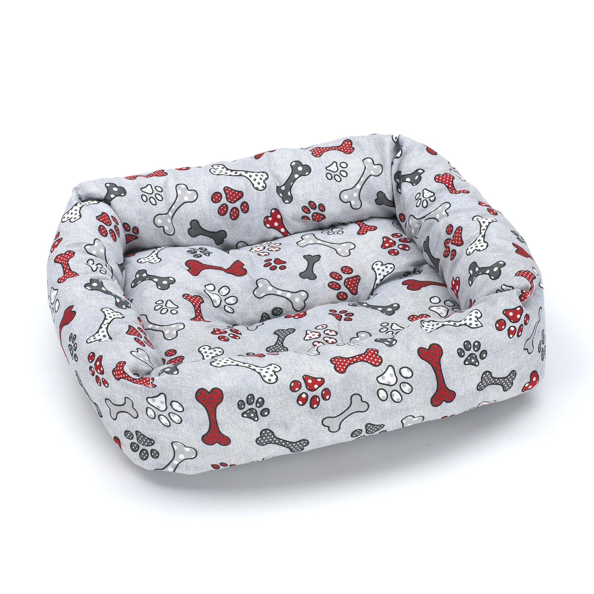 Cama para Perros Cuna Perros Suave y Cómoda, Lavable, Ideal para Descanso y Sueño - Tamaño Pequeño, Color (Gris, 60x45)