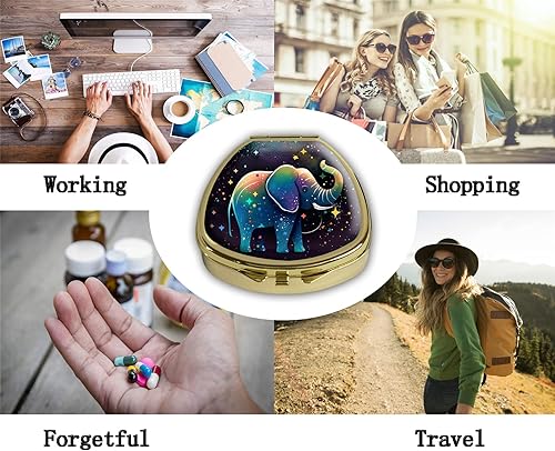 Miniatura 10 de Gixpop Pastillero con diseño de noche estrellada en el río Ródano, Van Gogh, bolsa de bolsillo, portátil, soporte para tableta, organizador de