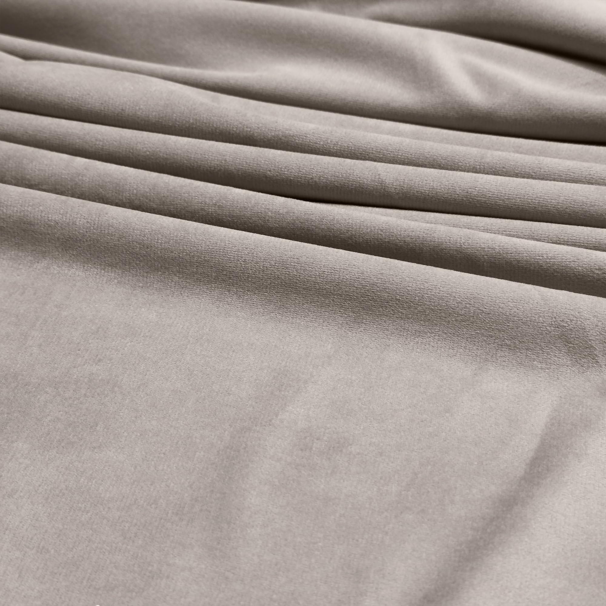 Luxury Velvet Upholstery Fabric – Soft Sheen 100% Polyester, 225 GSM Knitted Backed – Mink – 3 Metre (300cm x 148cm)
