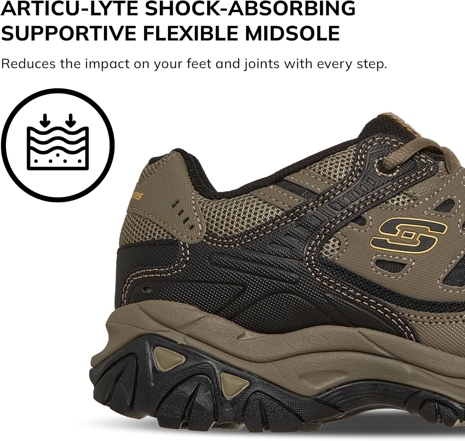 Skechers Men's Afterburn M. Fit Fashion Sneakers - Image 4