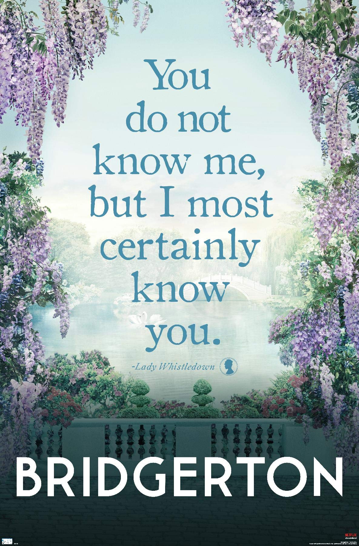 Bridgerton You Don't Know Me Wall Poster Review