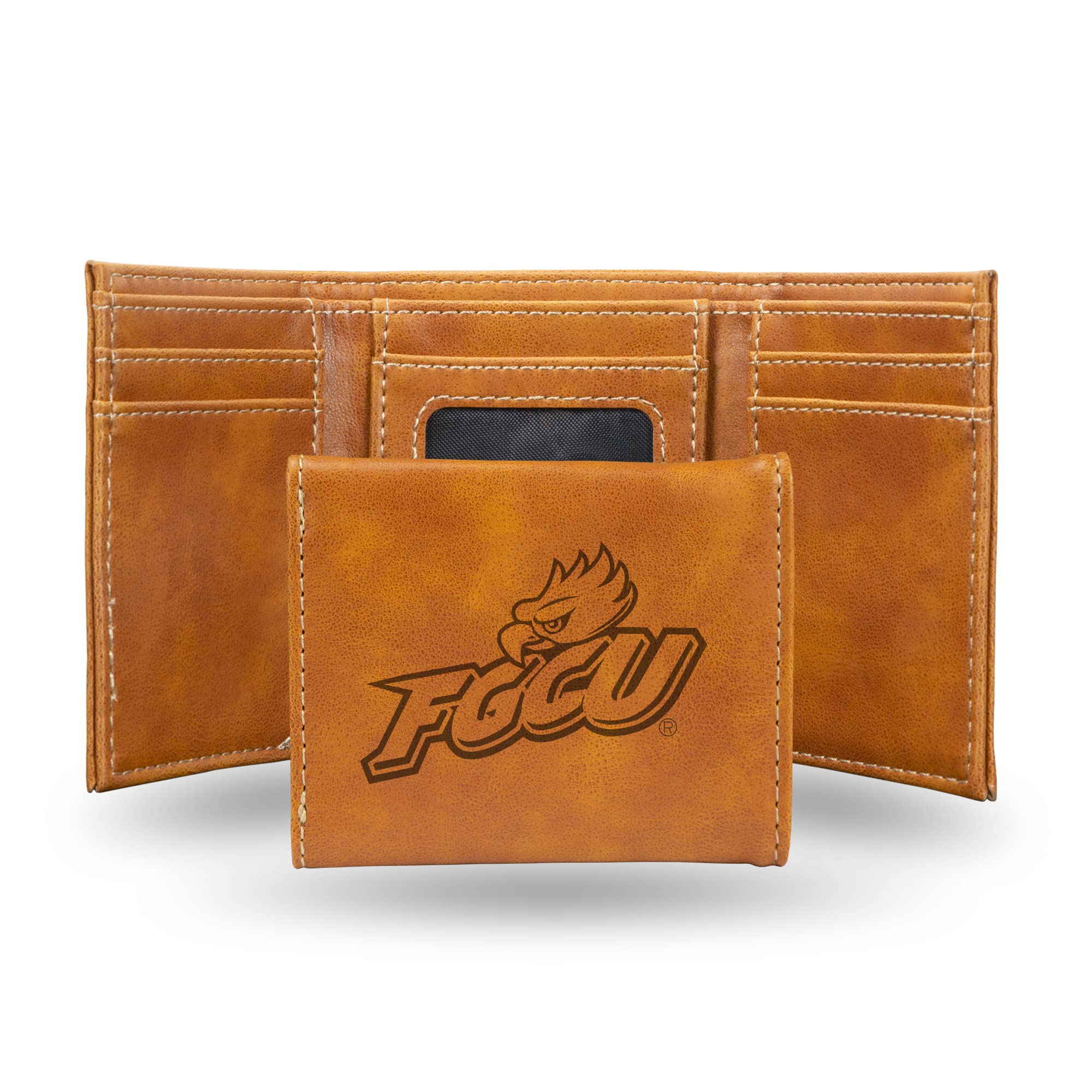Rico Industries NCAA Laser Engraved Trifold Laser Engraved Tri-Fold Wallet - Men's Accessory