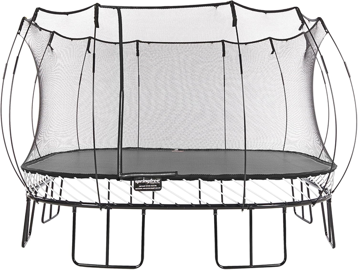 Springfree Trampoline – Springless Fun with Goal Hoop and Ladder Attachment Accessories