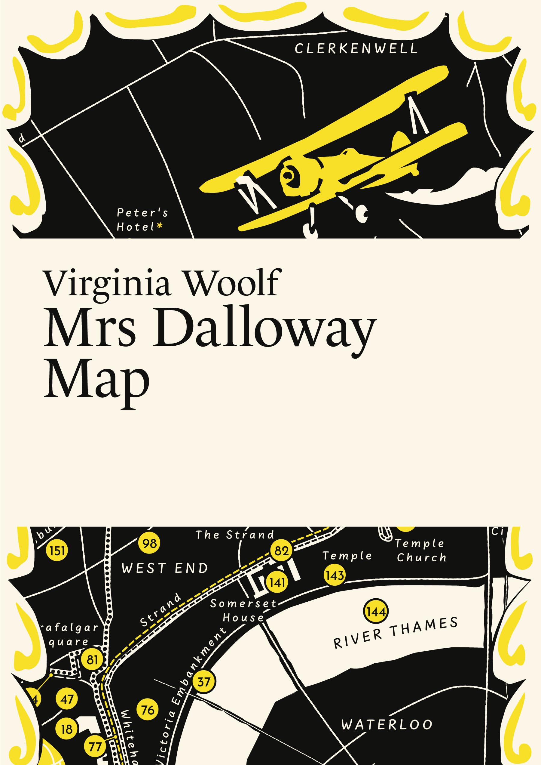 Virginia Woolf, Mrs Dalloway Map (Literary Maps Series Series)