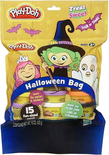 Miniatura 2 de Bolsa para Halloween treat without the sweet, 15 botes de 1 onza, de Play Doh