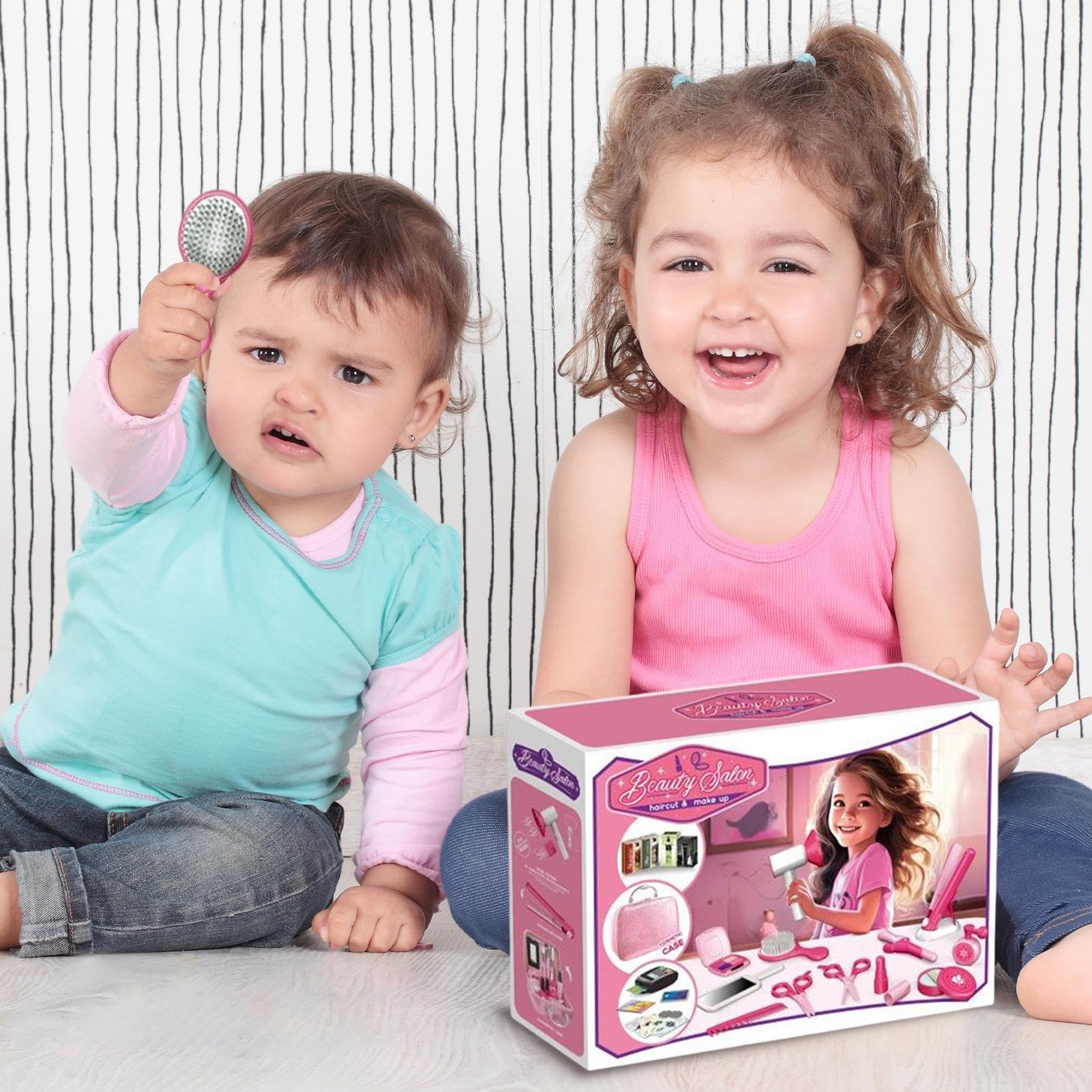 Set salone di bellezza per bambini, set di giochi di ruolo per | parrucchiere | Set da per parrucchiere, , di ruolo | Set da per bambini Giocattolo Fai finta di