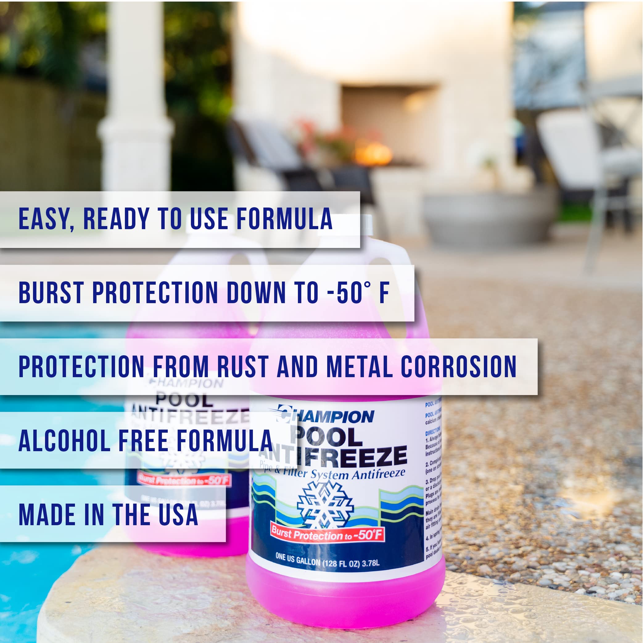 Amazon.com : CPDI Champion Swimming Pool Antifreeze for 