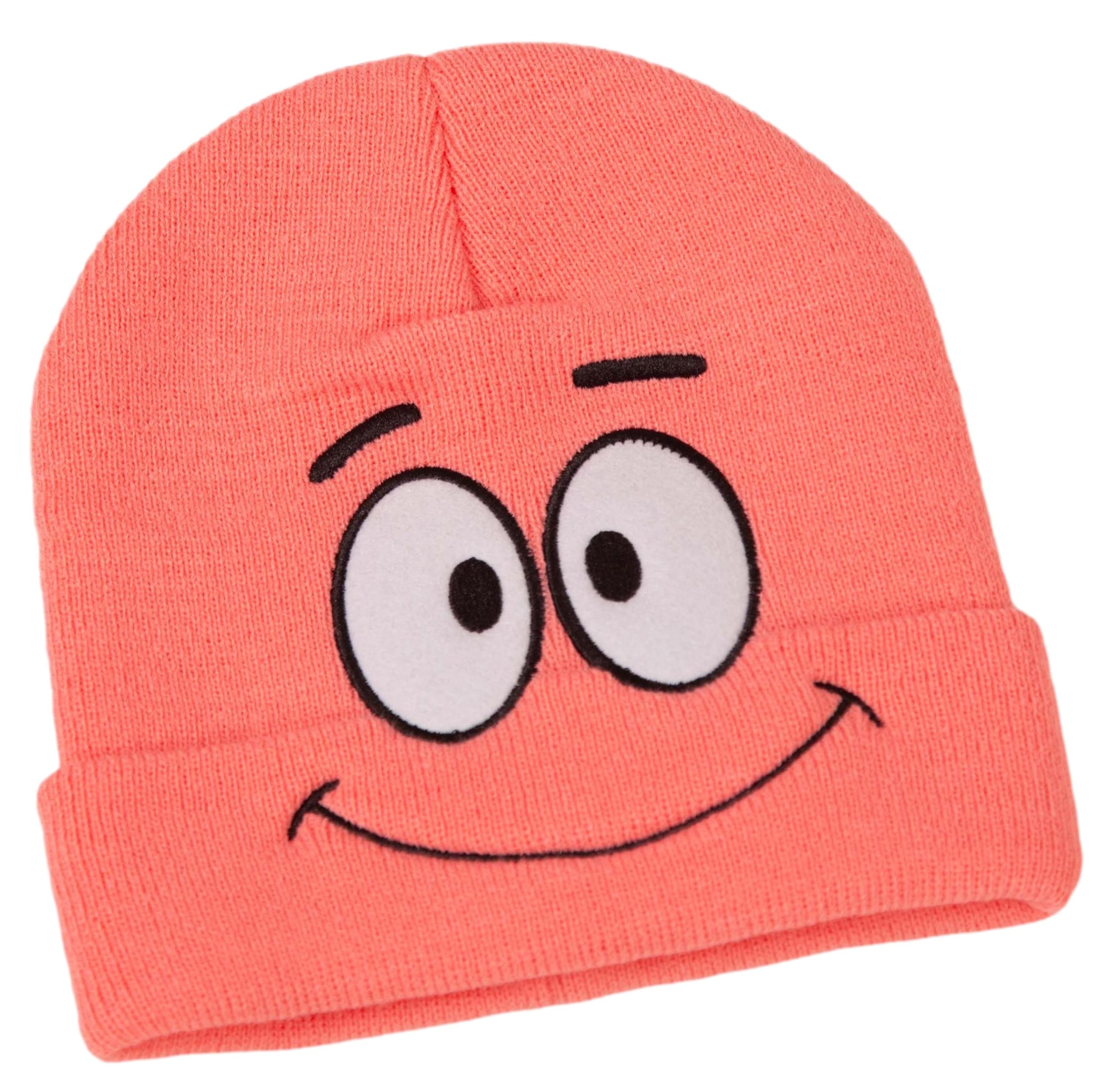 Cosplaya Pink Face Costume Beanie Hat - Womens Adult Mens Teens Cosplay Star Accessories Halloween Costumes, Pink, One Size