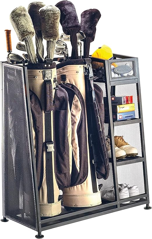 Suncast Rack Golf Equipment Organizer Storage Store