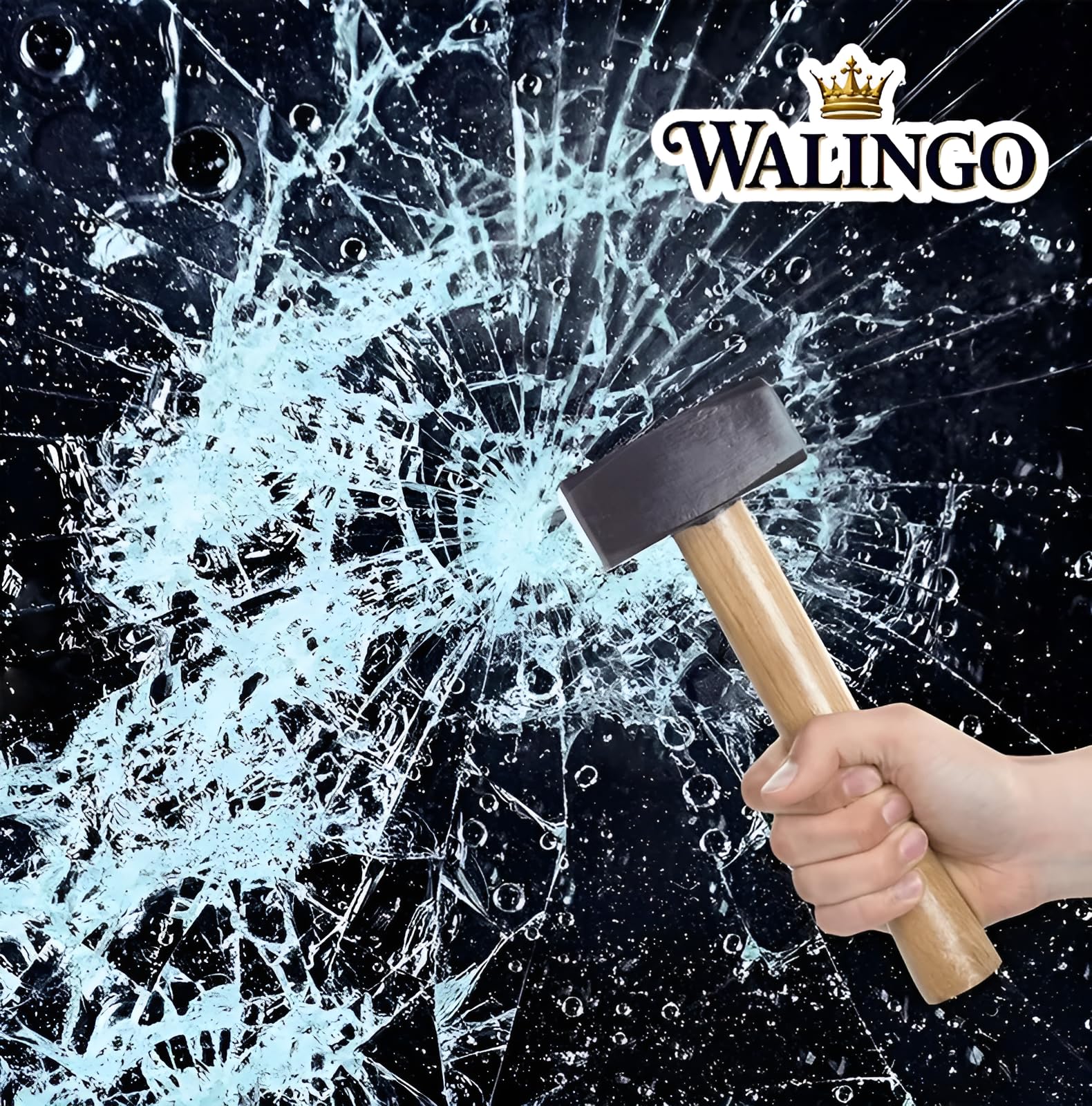 Shatterproof Tempered Glass Window Film - 4mil Thick, Easy Apply for Shower Room & Bathroom Doors, Transparent PET Material
