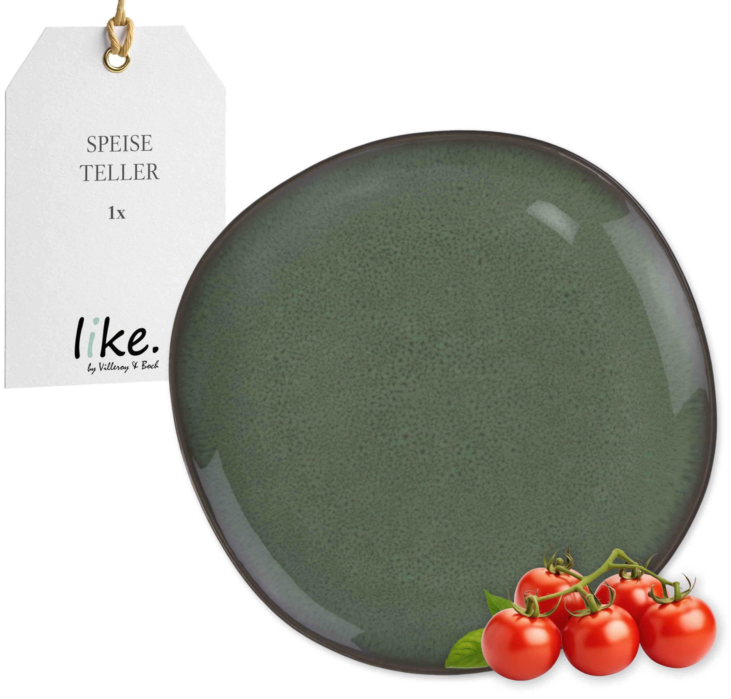 Amazon.com | like. by Villeroy & Boch Lave Vert Dinner Plate