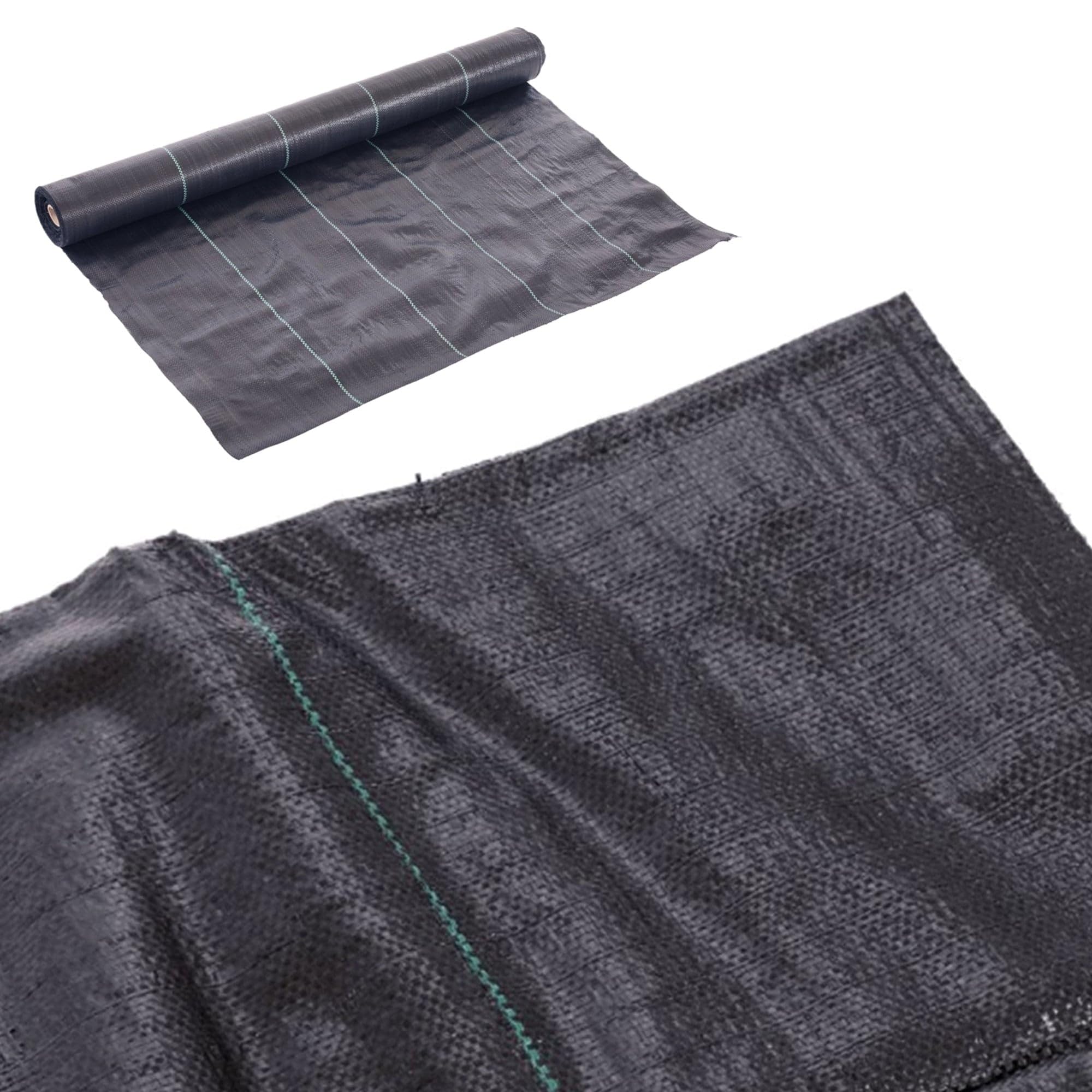 Oypla 1m x 25m Heavy Duty Weed Control Ground Cover Membrane Sheet