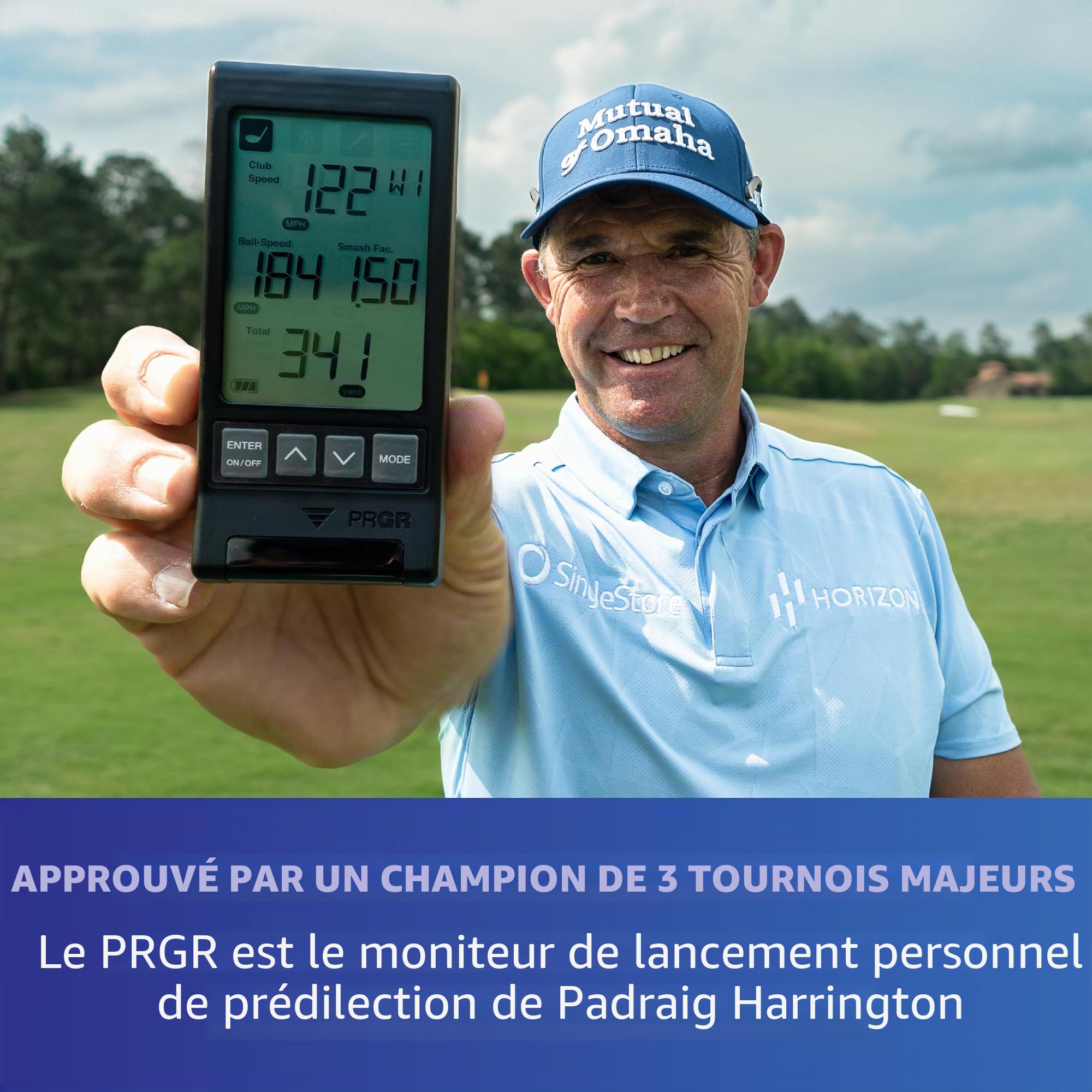 PRGR Moniteur de Lancement de Golf Portable