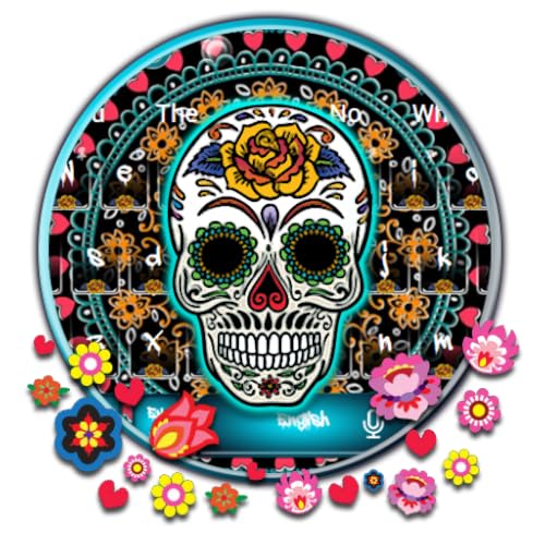 Sugar Skull Keyboard Theme