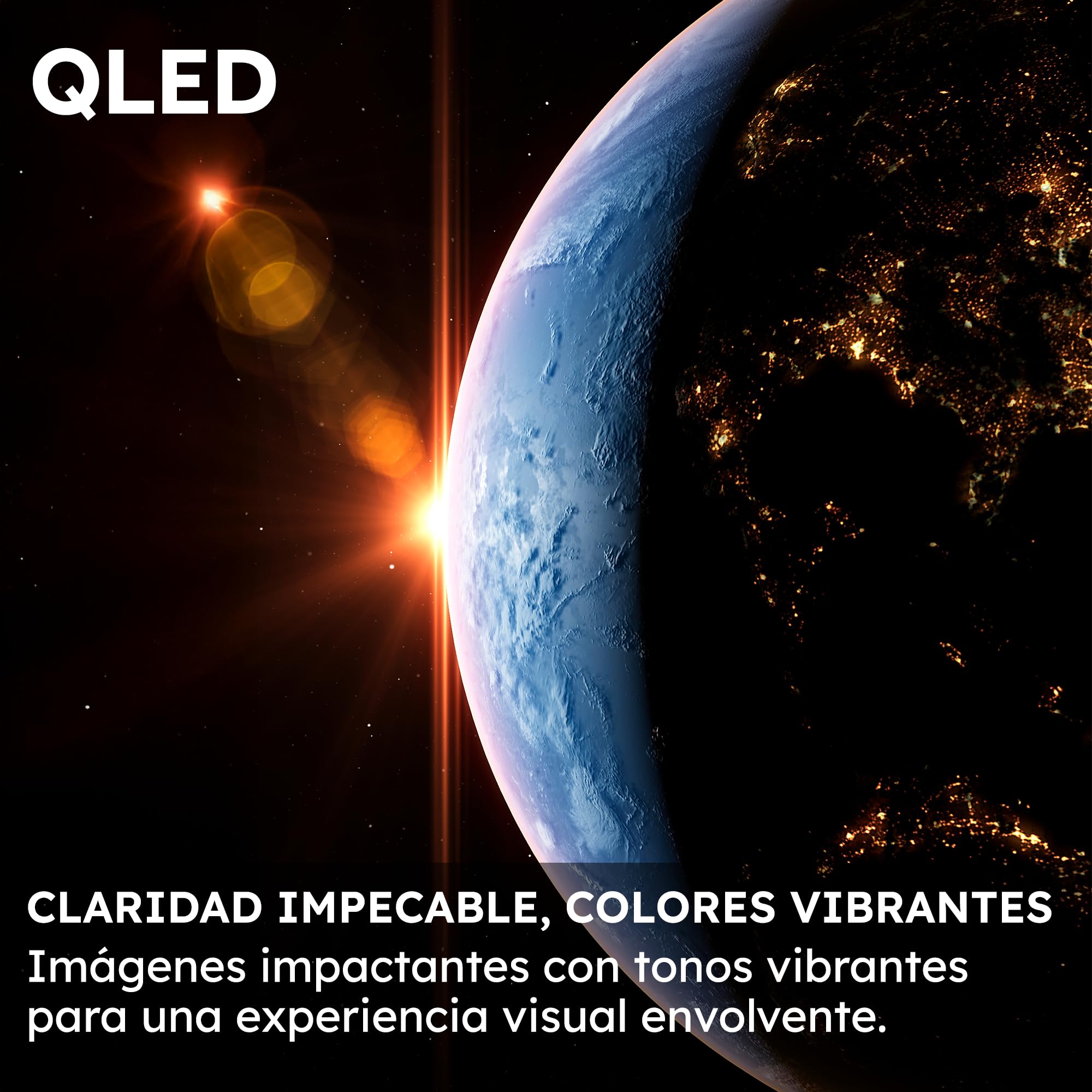 Haier QLED 4K UHD H50S81FUX - 50", Smart TV, Google TV, Dolby Audio, HDR 10, Smart Remote Control, Google Assistant, Bluetooth 5.1, 120Hz Gaming, USB 2.0, DBX TV, HDMI 2.1 x 4, Sin Marcos, 2025