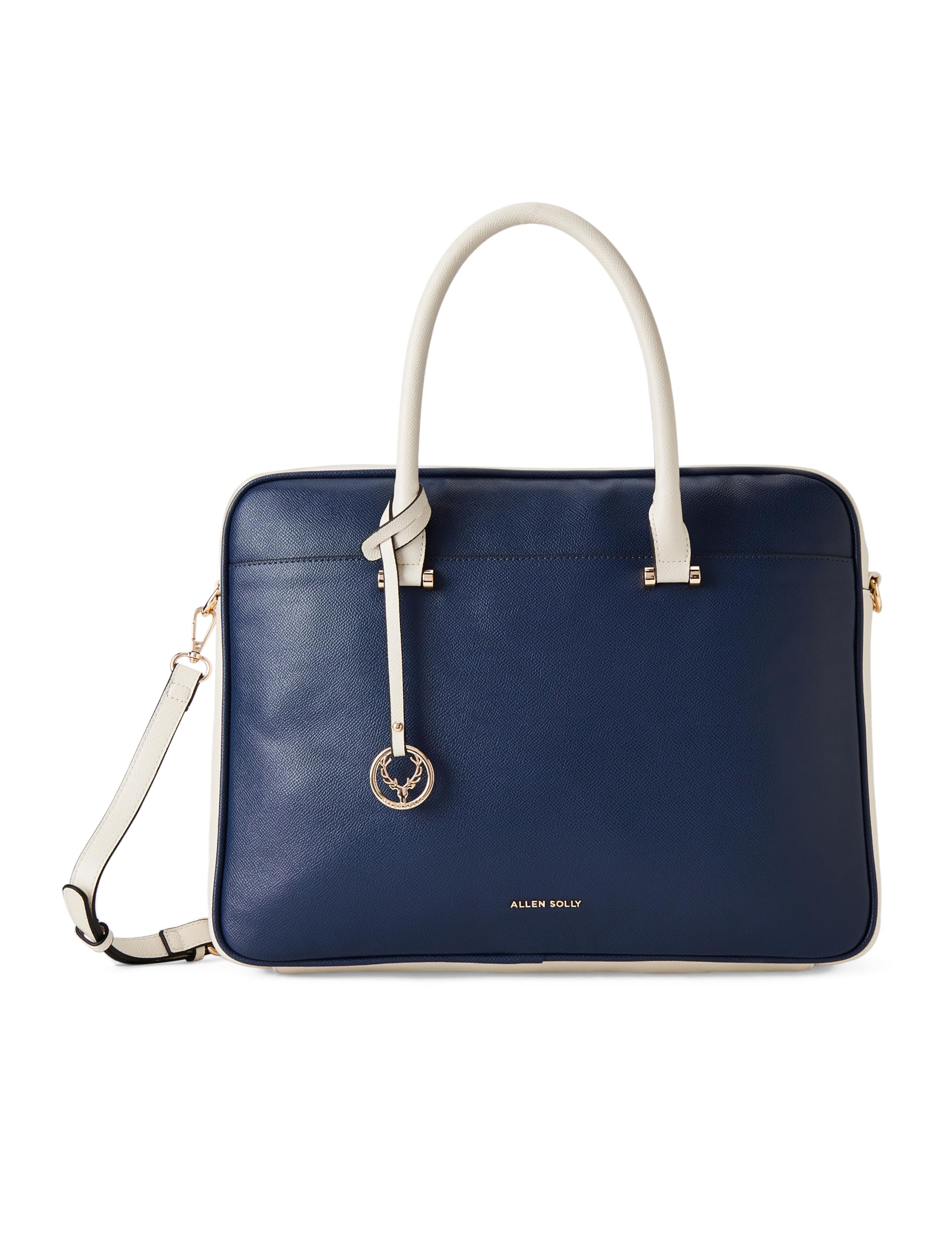 Women Colourblocked Laptop Bag-image-45