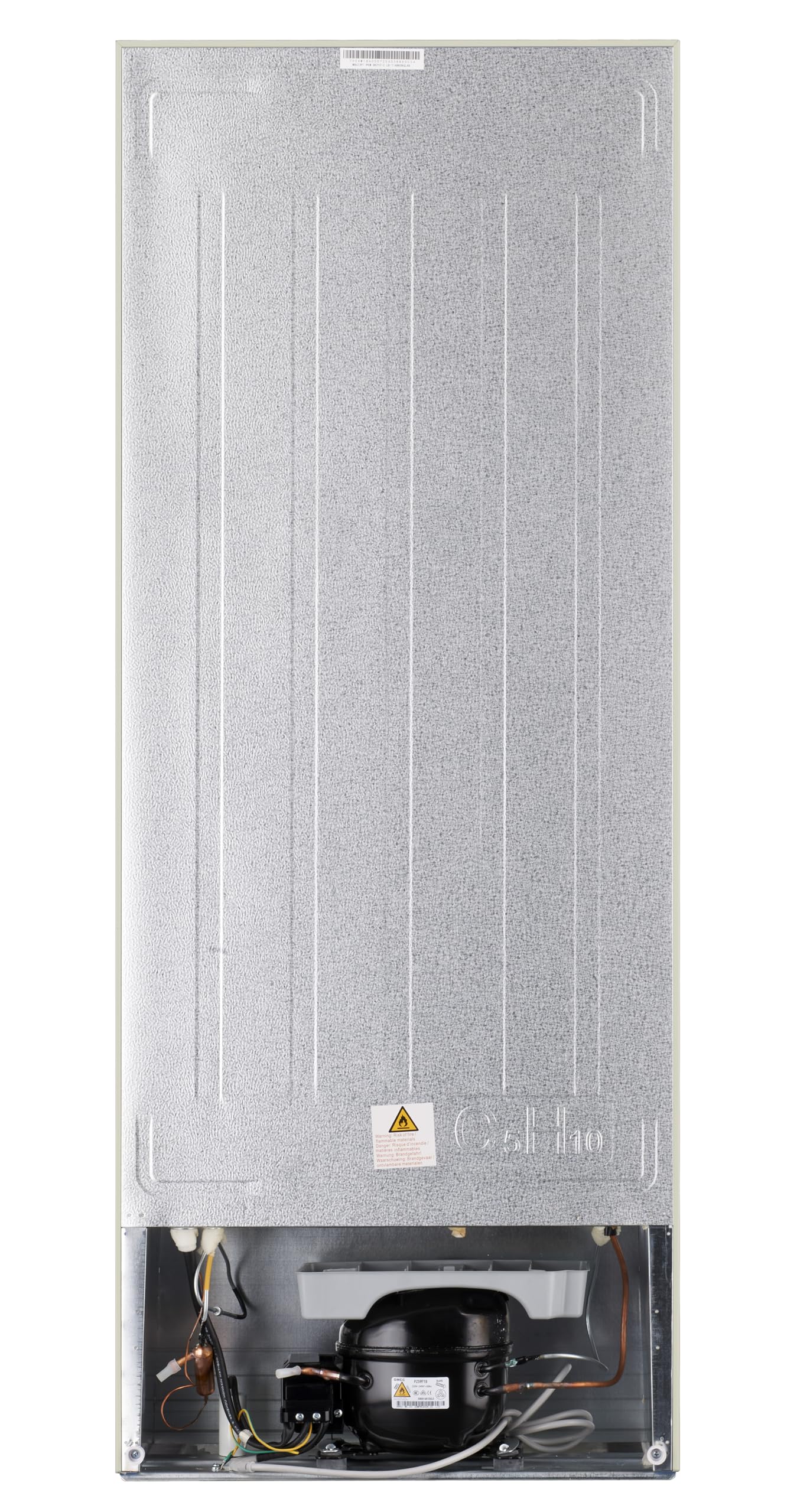 PKM GK210-2 CR Retro Kühl-Gefrierkombination | Creme | 208 L | 145 cm | 48 Liter 4 Sterne Gefrierfach | 41 dB | Freistehend