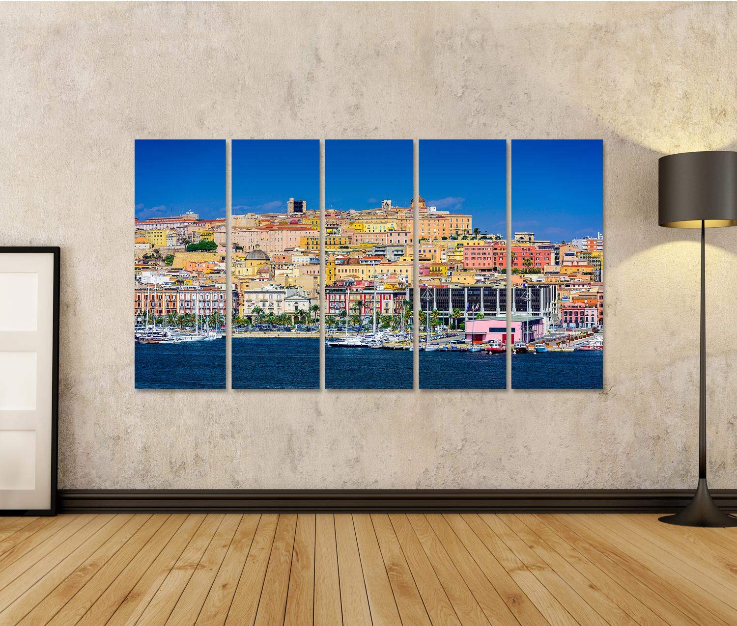 Islandburner Quadro Su Tela Copenaghen Nyhavn 100x57 Cm: Stampa D'Arte Per Soggiorno E Ufficio, Made In Germany