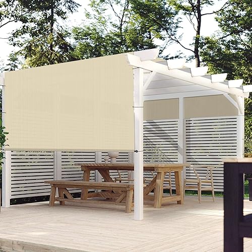 Miniatura 7 de TANG Toldo de pérgola para exteriores, para patio, terraza, porche, patio trasero, cubierta de repuesto universal con ojales espaciados, varillas