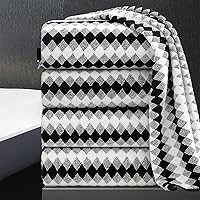 Vista 63 de Juego de 4 toallas de baño extra grandes (35 x 70 pulgadas), toallas de baño de gran tamaño, súper suaves, altamente absorbentes, juego de toallas