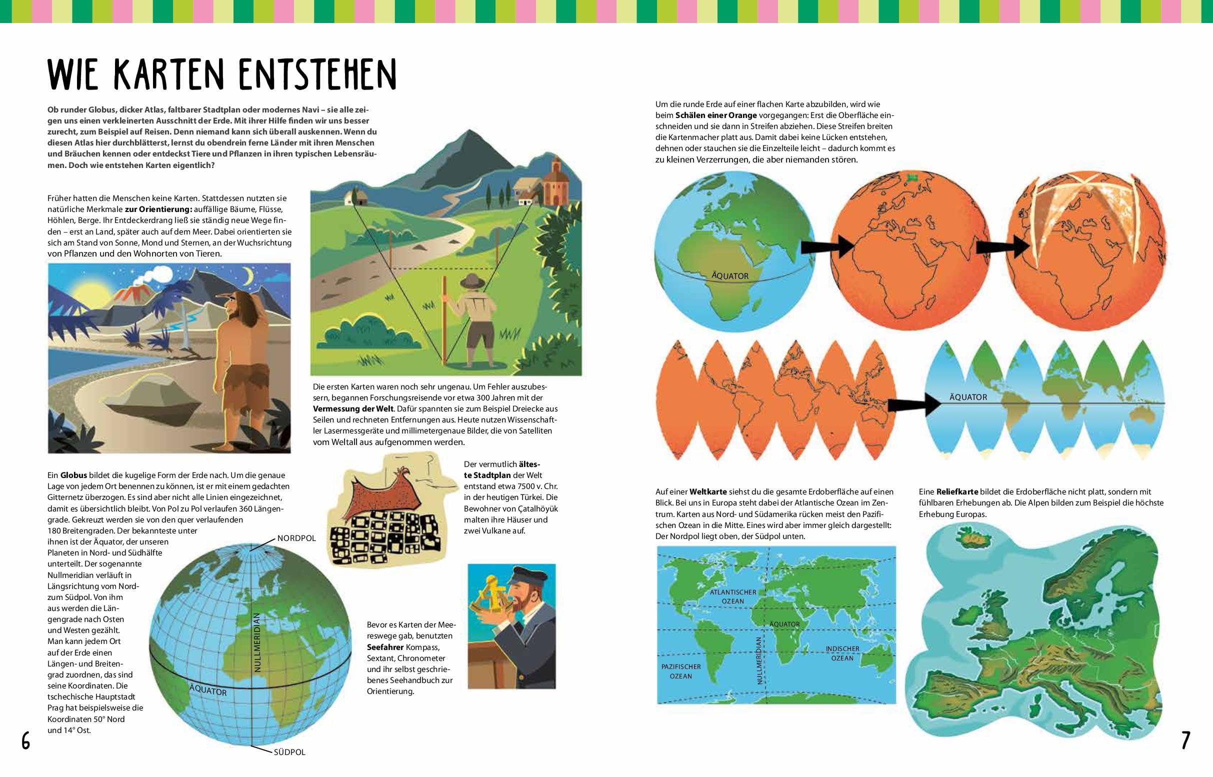 Kinderweltatlas: Spielerisch die Welt entdecken für Kinder ab 6 Jahren