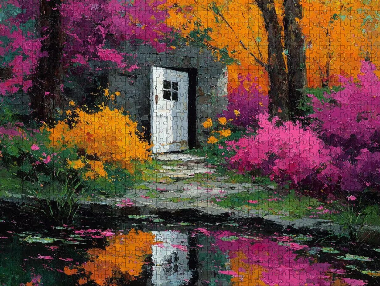 Puzzle Arte con Scatola Colore, Visualizzazione Puzzle Legno 5000 Pezzi Adulti 156x105cm, Attività di Intrattenimento ad Alta Difficoltà, DIY Classici Gioco, Jigsaw Per Tutta La Famiglia, 2-9829