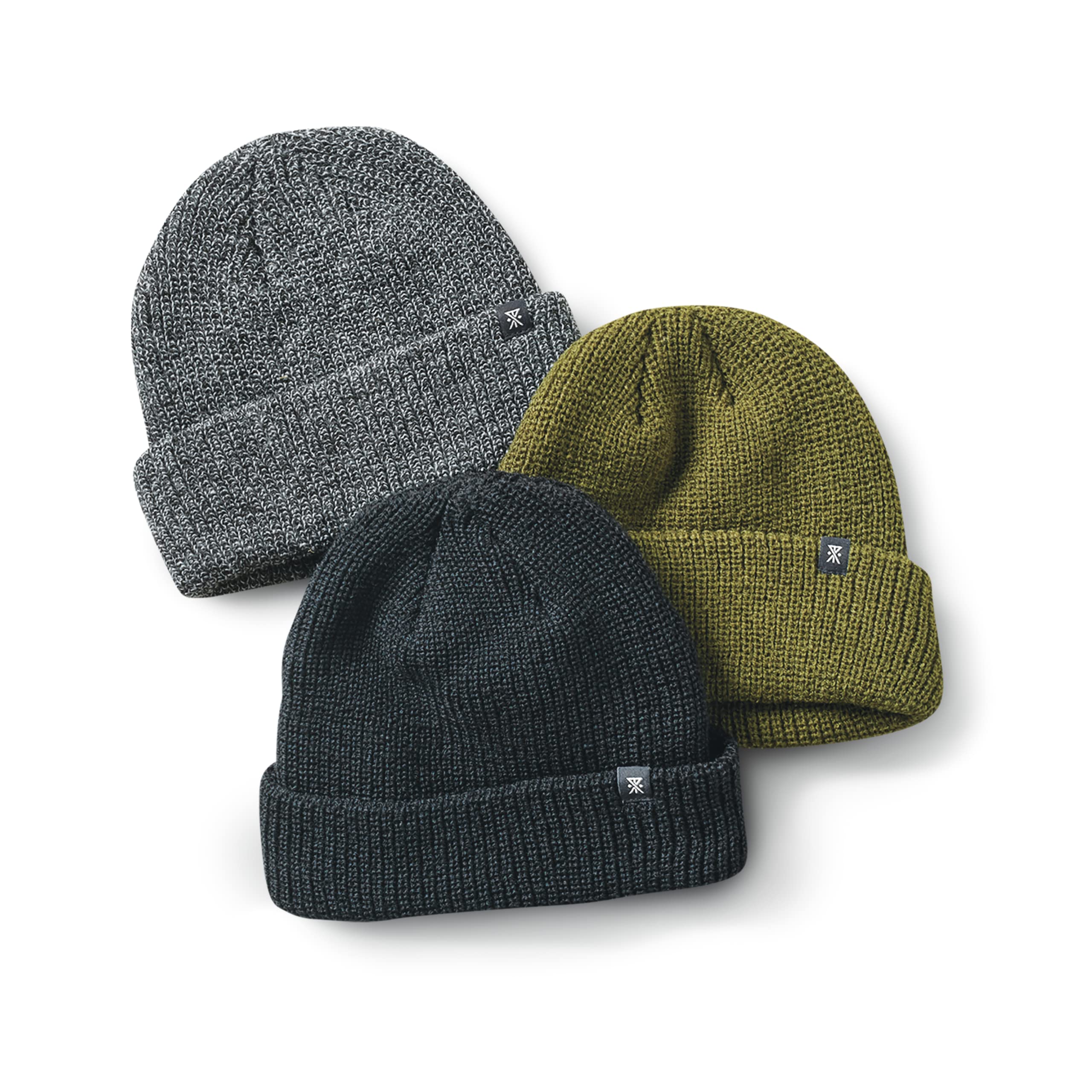 Roark Turks 3-Pack Beanie Bundle, Comfortable Everyday Hat