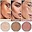 FALOCUTUS 3 Pcs MEDIUM Contour Stick Set,Cream Blush & Highlighter Bronzer Pen,Long Lasting & Smooth Natural Face Contouring Illuminator,Professional Makeup Kit for All Skin