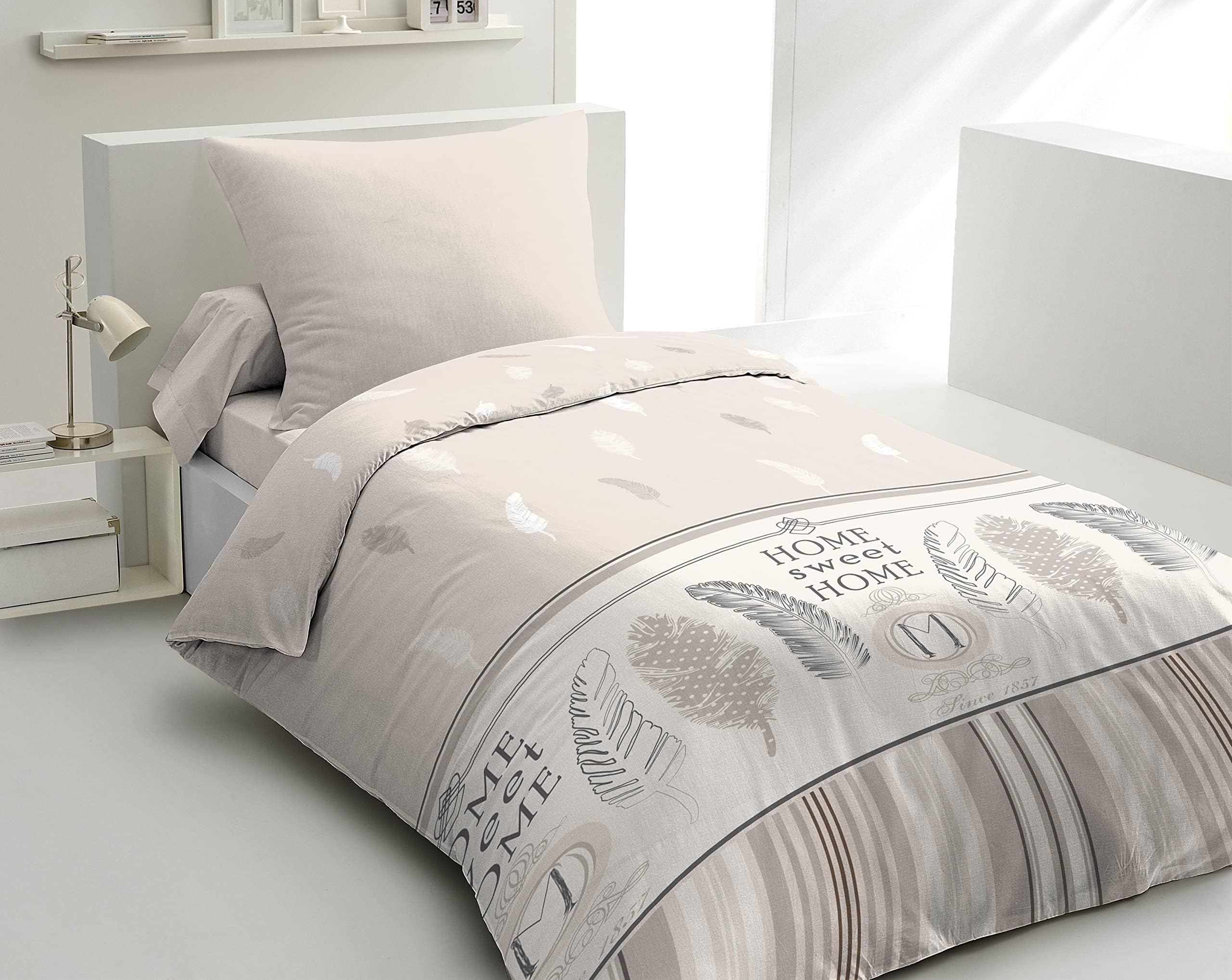 Home Passion Bettwäsche Set - 3-teilig 220x240 Cm Tannen Design