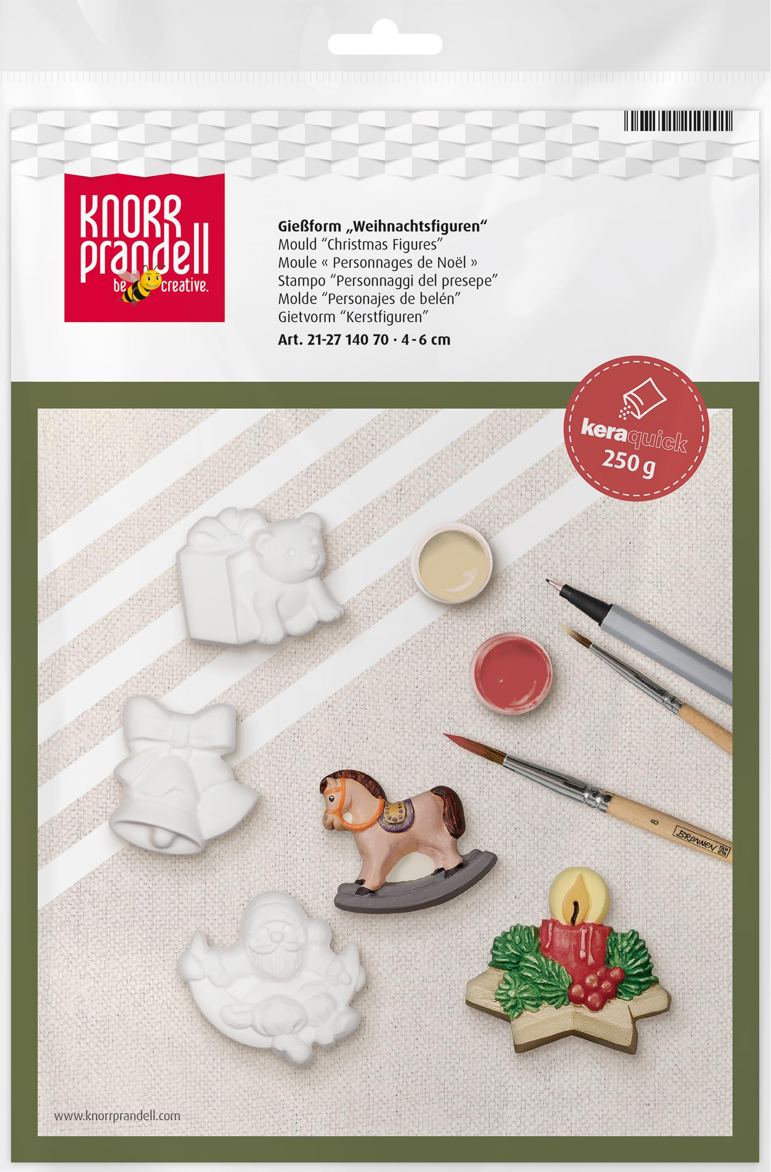 Knorr Prandell Christmas Figures Moulds, Transparent