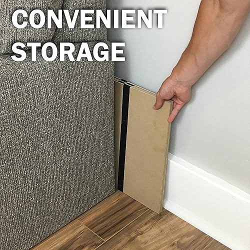 Miniatura 4 de Tabla plegable para cama base tapizada tamaño twin color café  por DMI