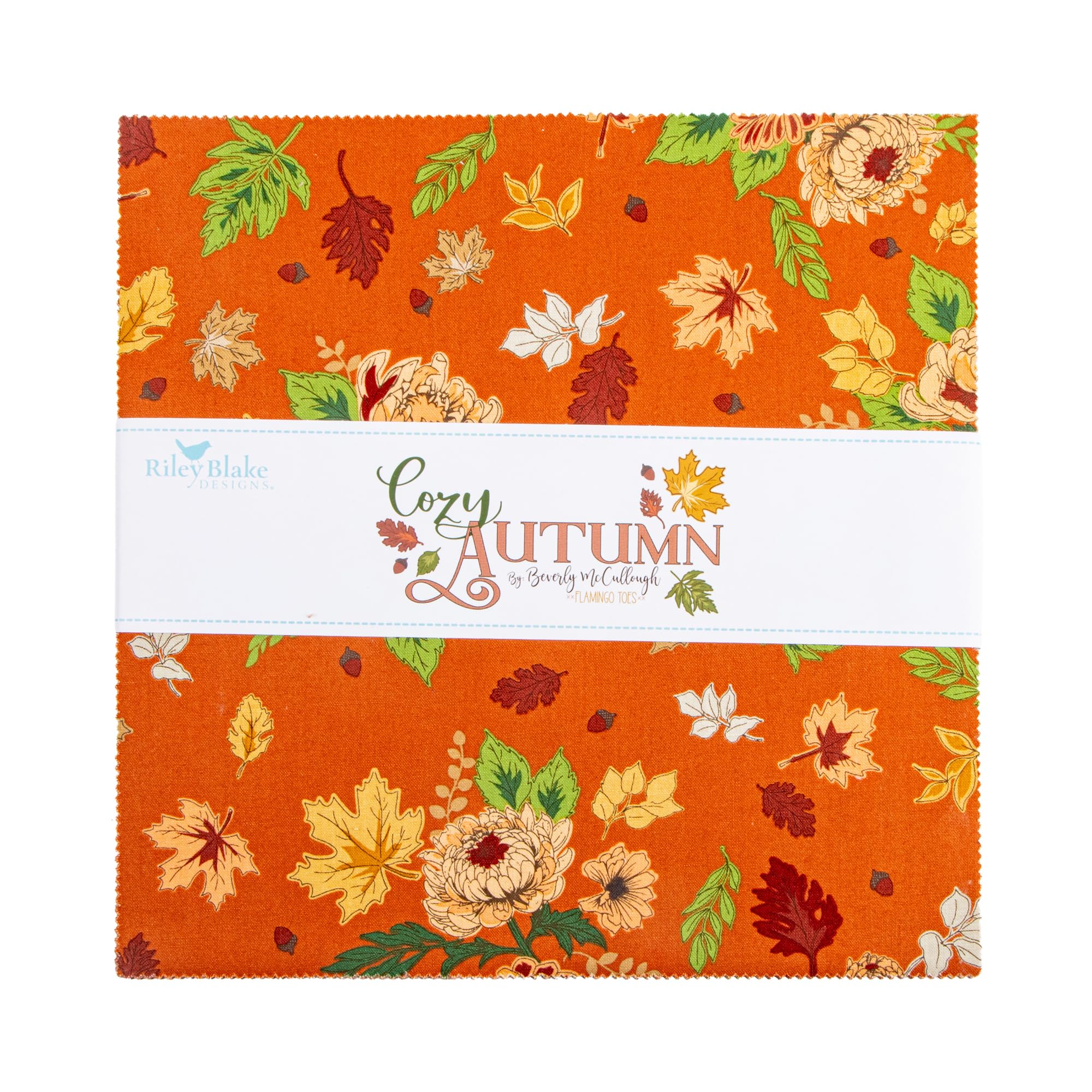 Beverly McCullough Cozy Autumn 10" Stacker 42 10-inch Squares Layer Cake Riley Blake 10-17870-42